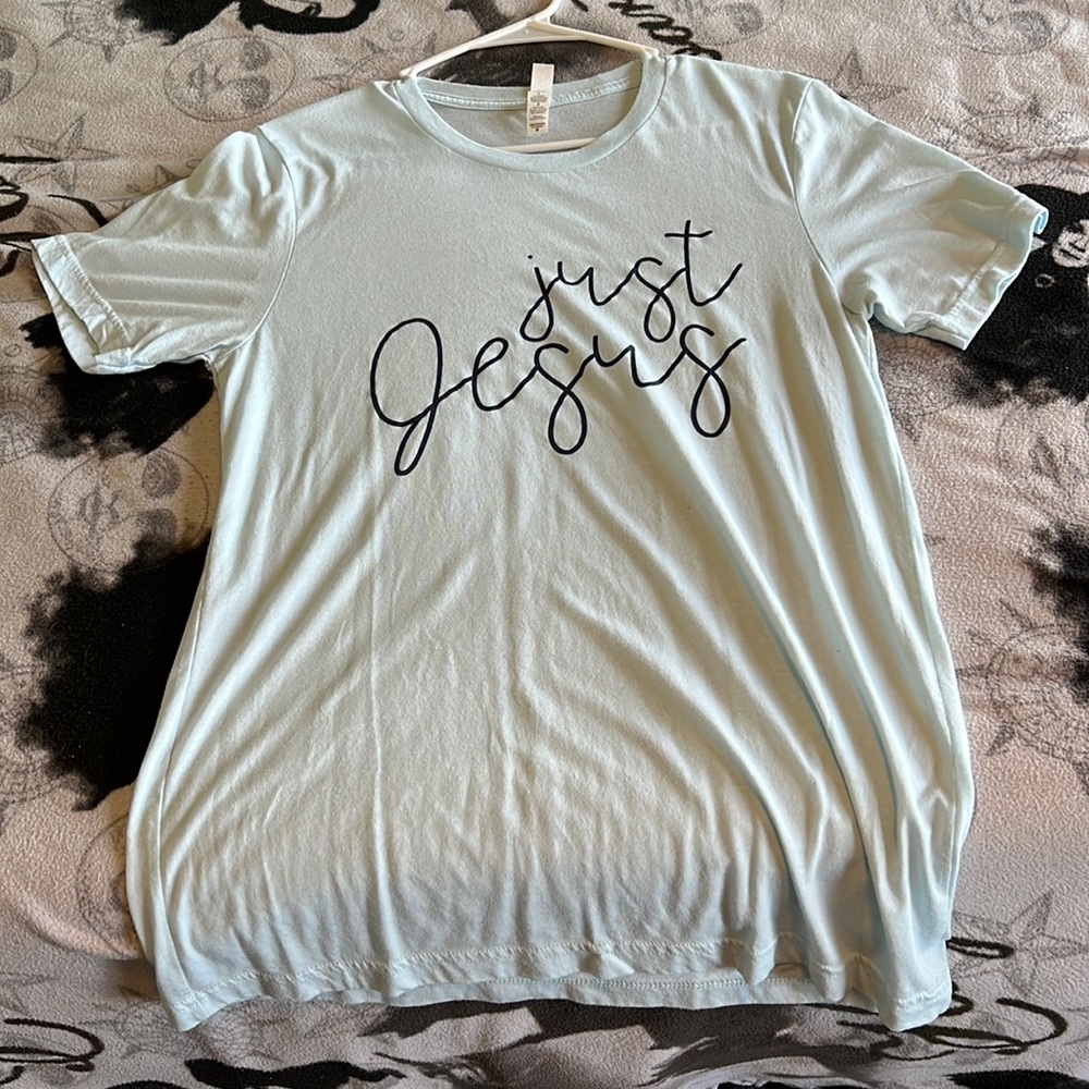 Just Jesus graphic tee.